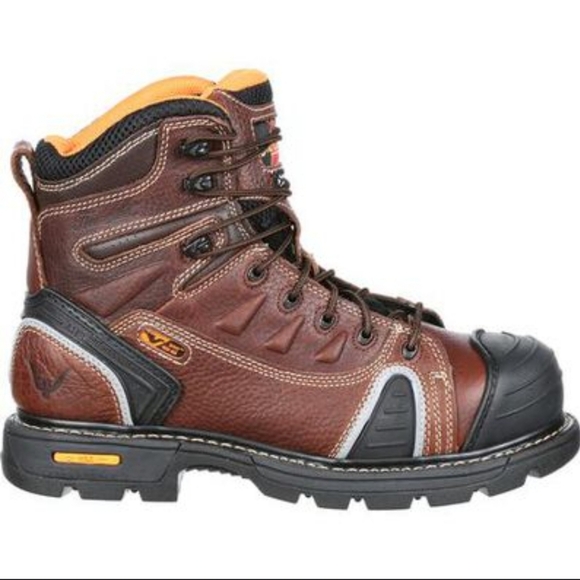 THOROGOOD GEN-FLEX2 SERIES 6 INCH COMPOSITE TOE BROWN Size 9WIDE